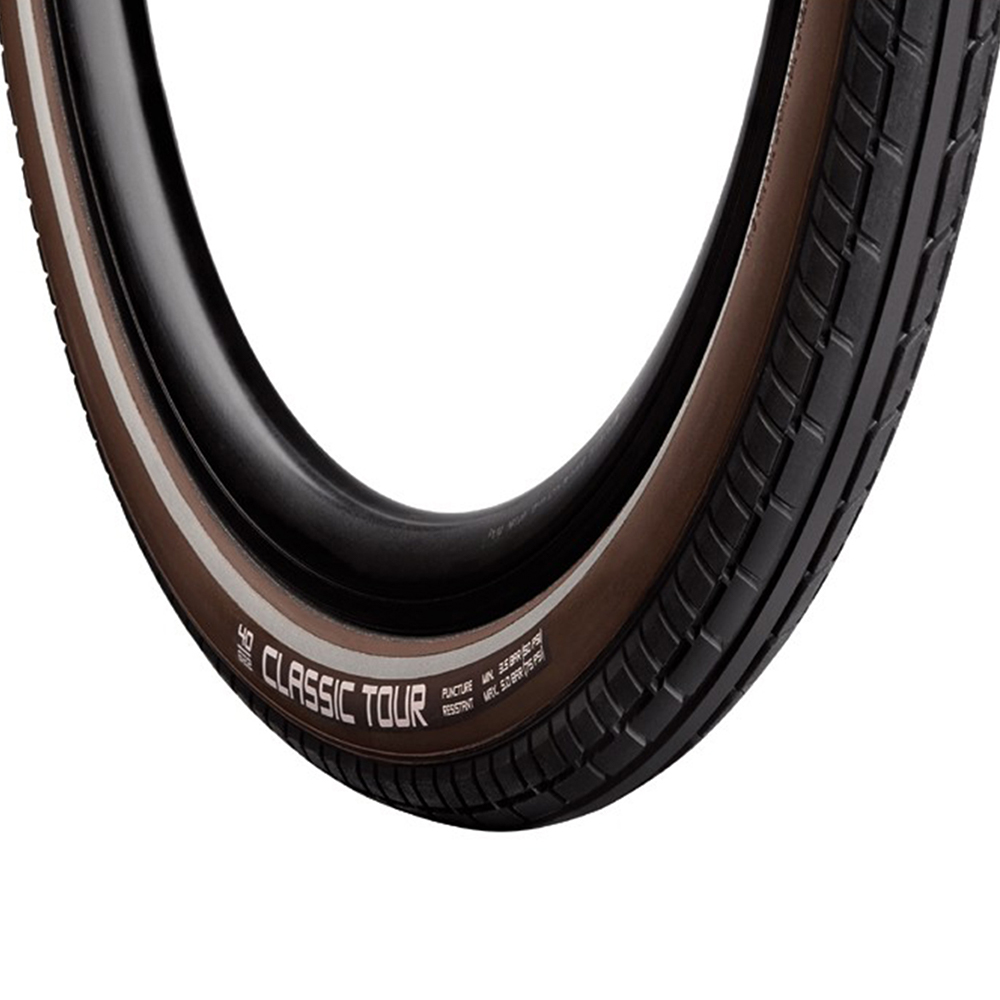 Classic Tour black/brown tire 40/622